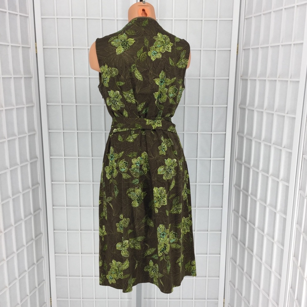 Sag Harbor Floral Print Sleeveless Stretch Dress - Picture 4 of 8